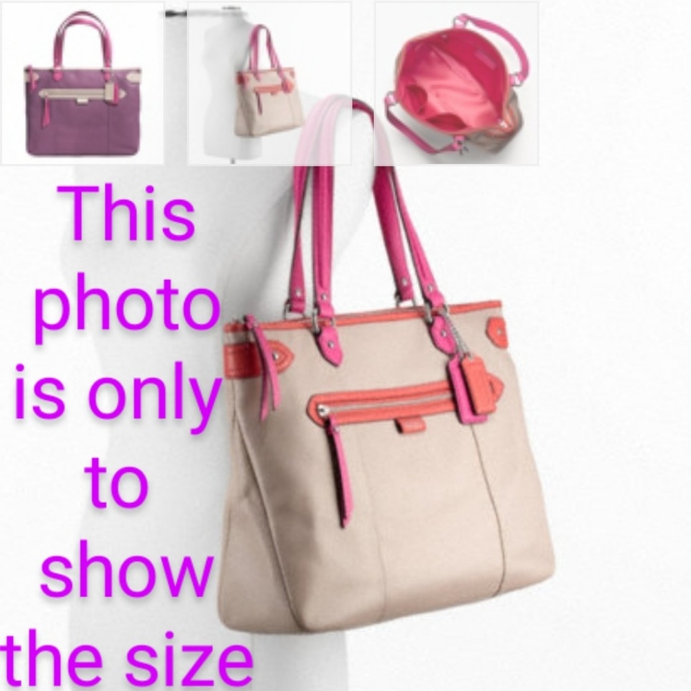 DAISY SPECTATOR LEATHER EMMA TOTE (COACH F23922) - Picture 9 of 10